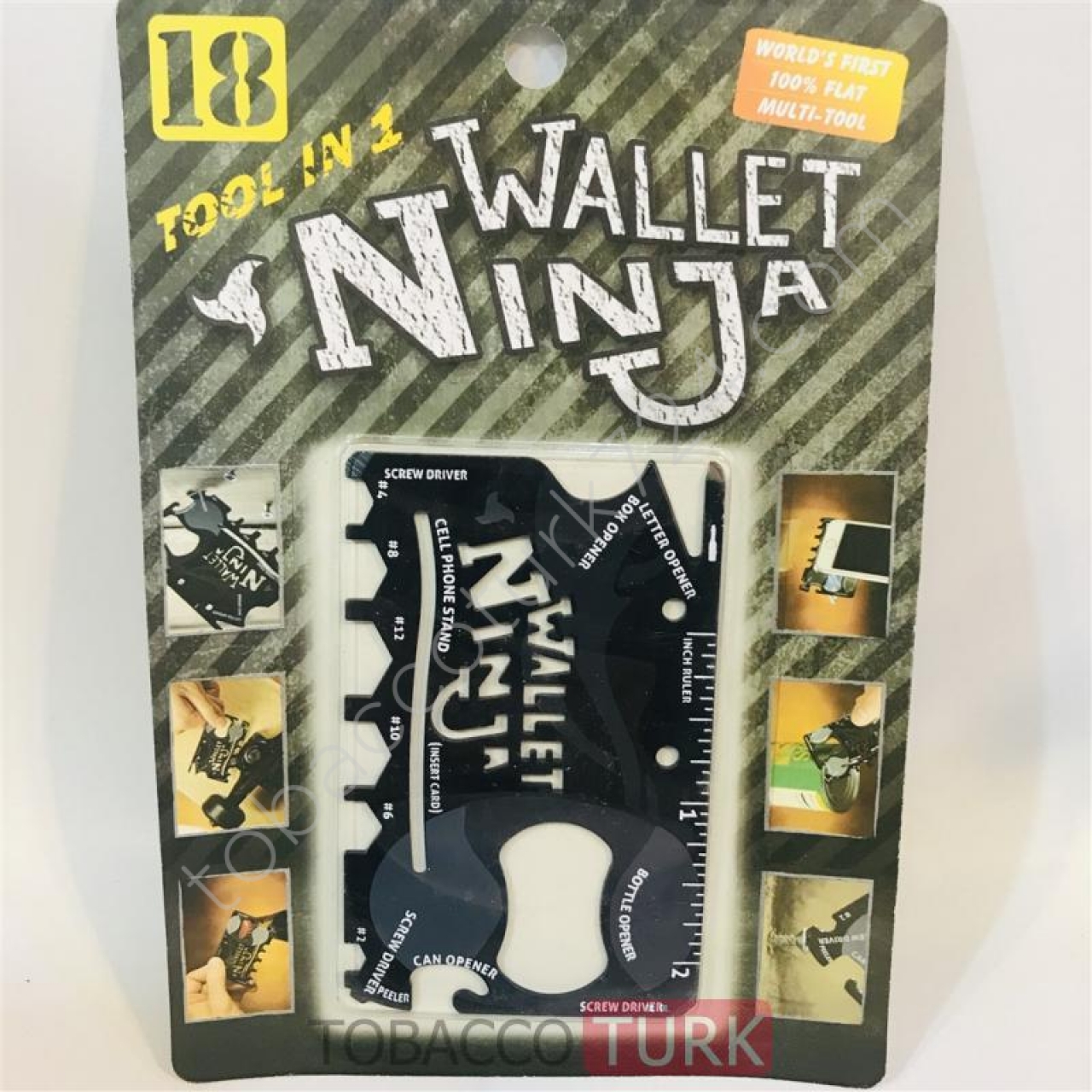 Ninja Wallet 18 in 1 Çok Fonksiyonlu Ninja Kart Bıçak