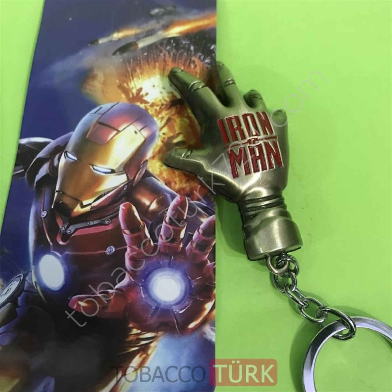 The Avengers Ironman 3d Logo Metal Anahtarlık