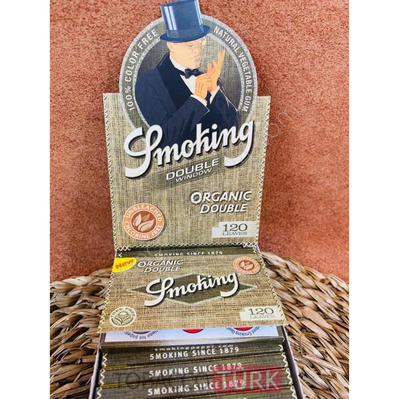 Smoking Organik Çiftli Küçükboy SigaraKağıdı-120li