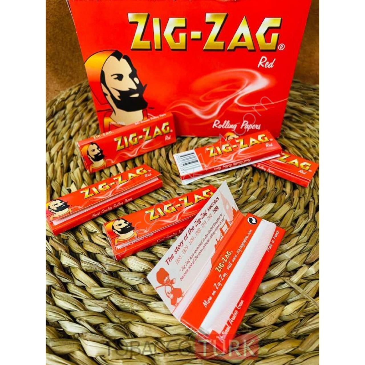 Zig-Zag Marka SigaraKağıdı Küçükboy 50li -Kırmızı