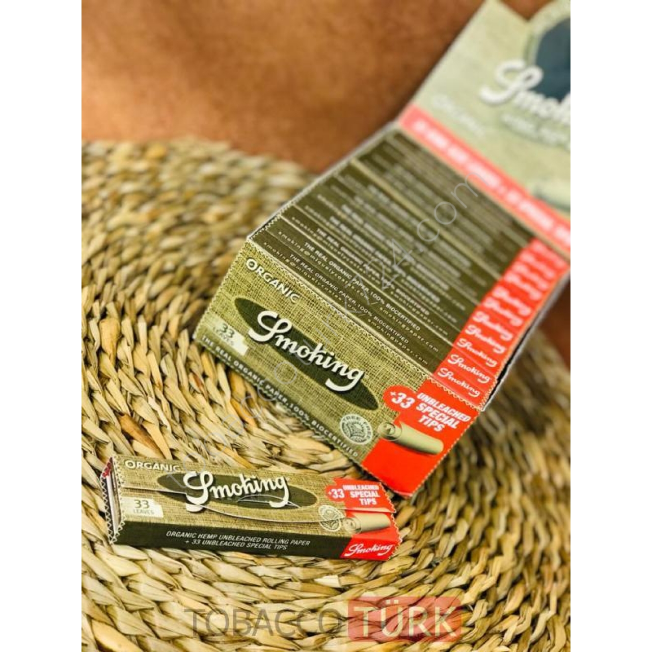 Smoking Zıvanalı Organic Tütün Sarma Kağıdı Orjinal Ürün