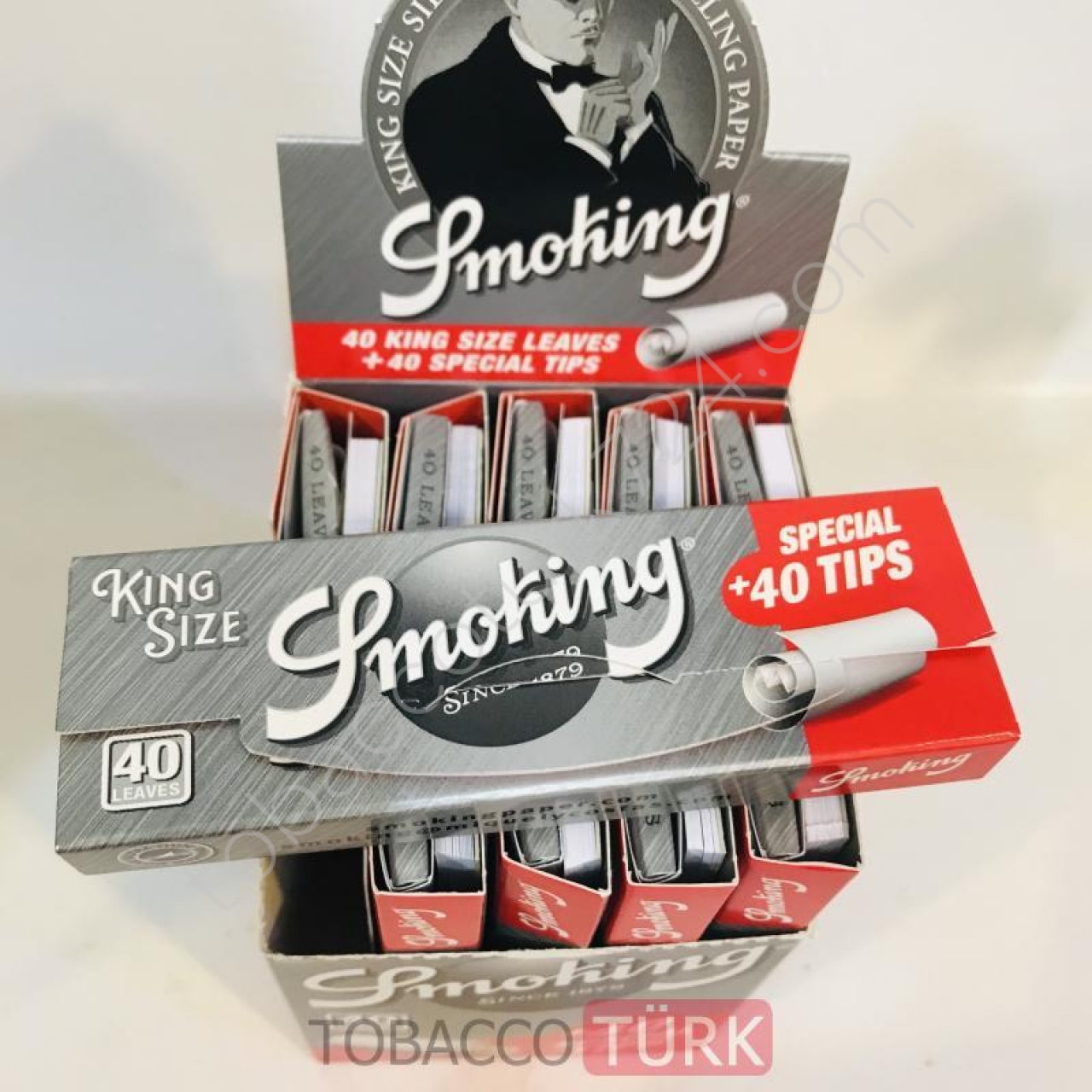 Smoking Zıvanalı KingSize Büyükboy Sigara Kağıdı 40lı