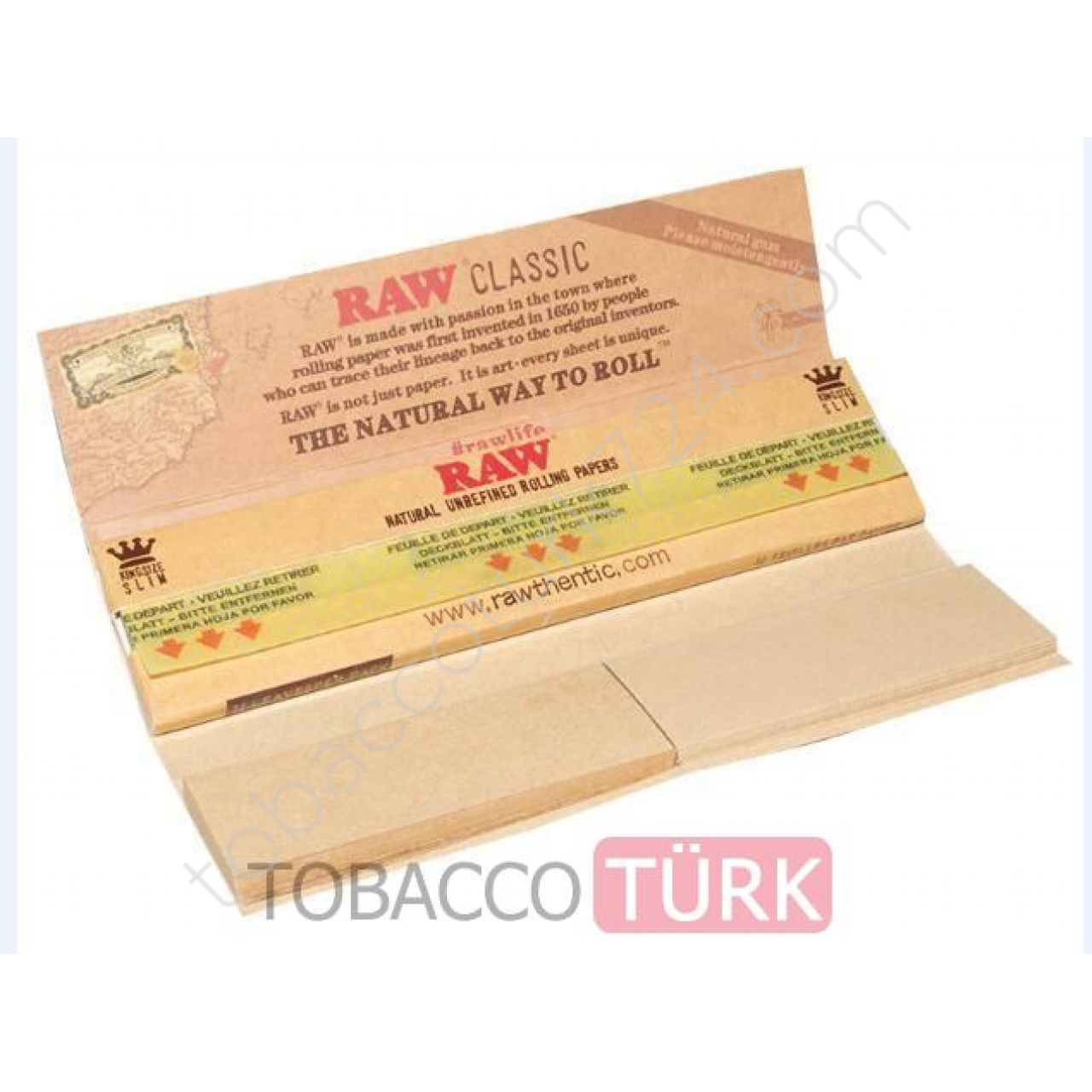 Raw Zıvanalı Tütün Sarma Kağıdı Orjinal Ürün