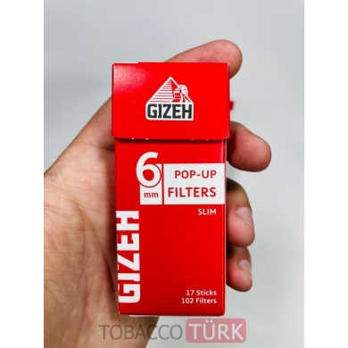 Gizeh Marka Sarma Filitresi 6mm -Slim 102li