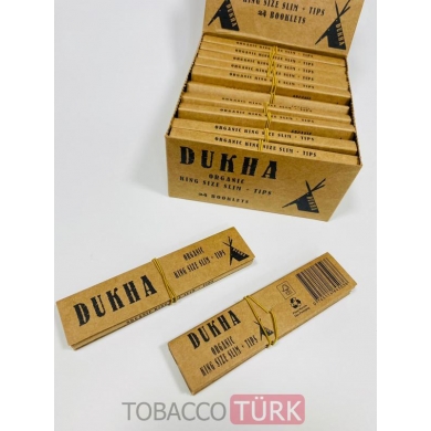 Dukha Marka Organik KingSize Slim Zıvanalı Sigara Kağıdı