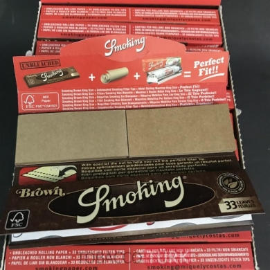 Smoking Marka Zıvanalı Brown Ultrathin Kıngsıze Sigara Kağıdı