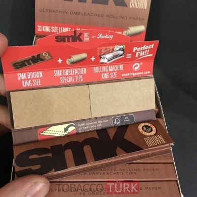 Smk Marka Zıvanalı Brown Ultrathin Kıngsıze Sigara Kağıdı