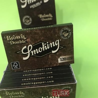 SMOKING BROWN ÇİFTLİ ORGANİK SİGARA KAĞIDI 120 Lİ